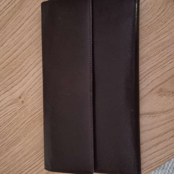 Dark Brown Leather Wallet - Picture 1 of 3